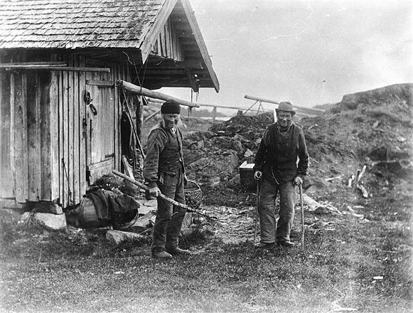 Gubbarna på Andra skäret - Ornöskäret, Huvudskär ca 1900